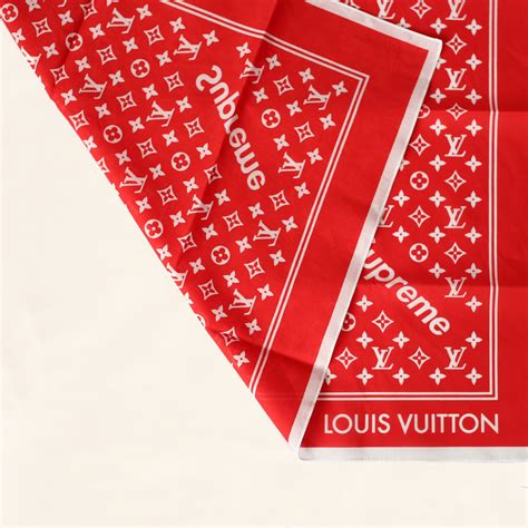 louis vuitton supreme bandana for sale|Louis Vuitton handkerchief.